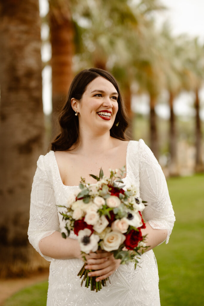 Margarida bride during the wedding day in portugal