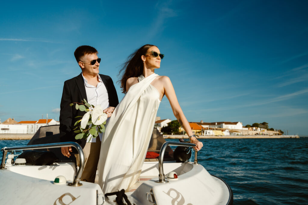 Bride’s and groom’s voyage towards common future