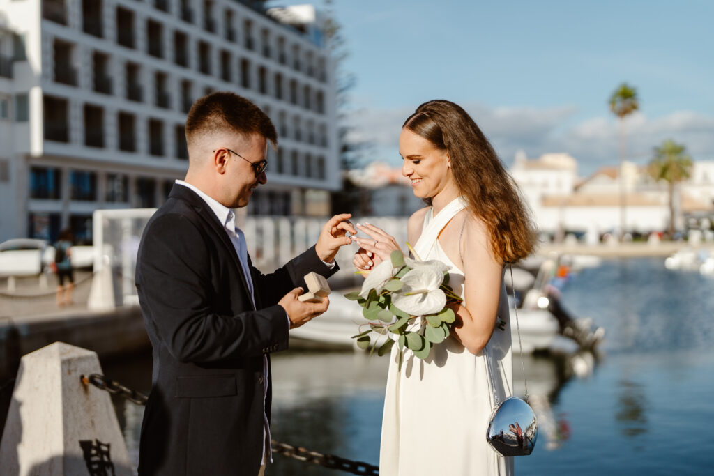 Wedding ring for the bride