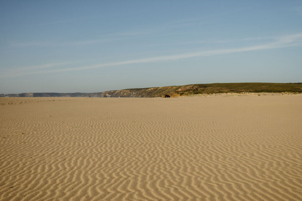 Beach in Bordeira, Portugal