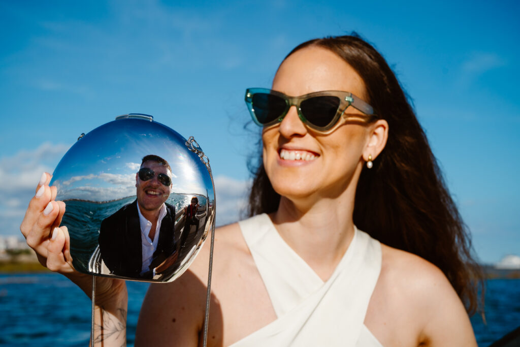 Wedding photo session on the ocean in Faro, Algarve.