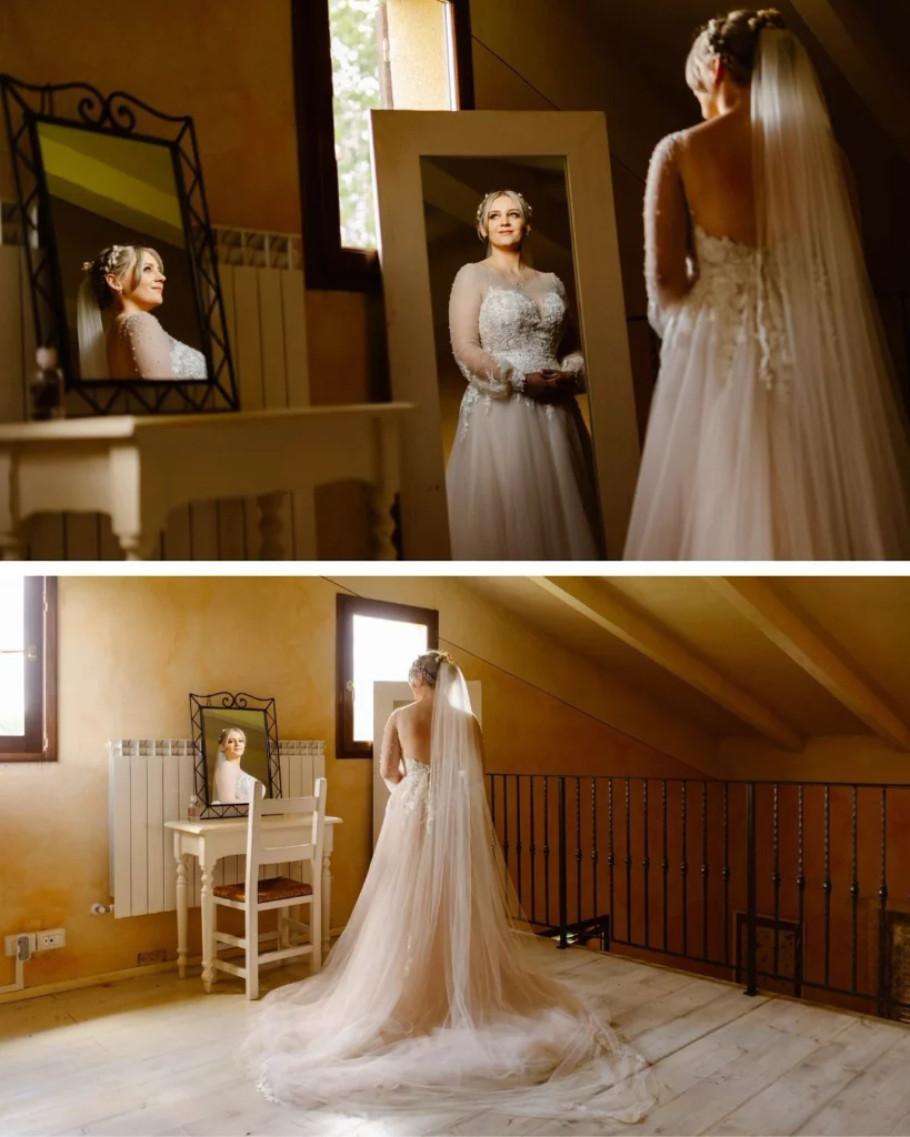 bride-looking-in-mirror-getting-ready-algarve-wedding
