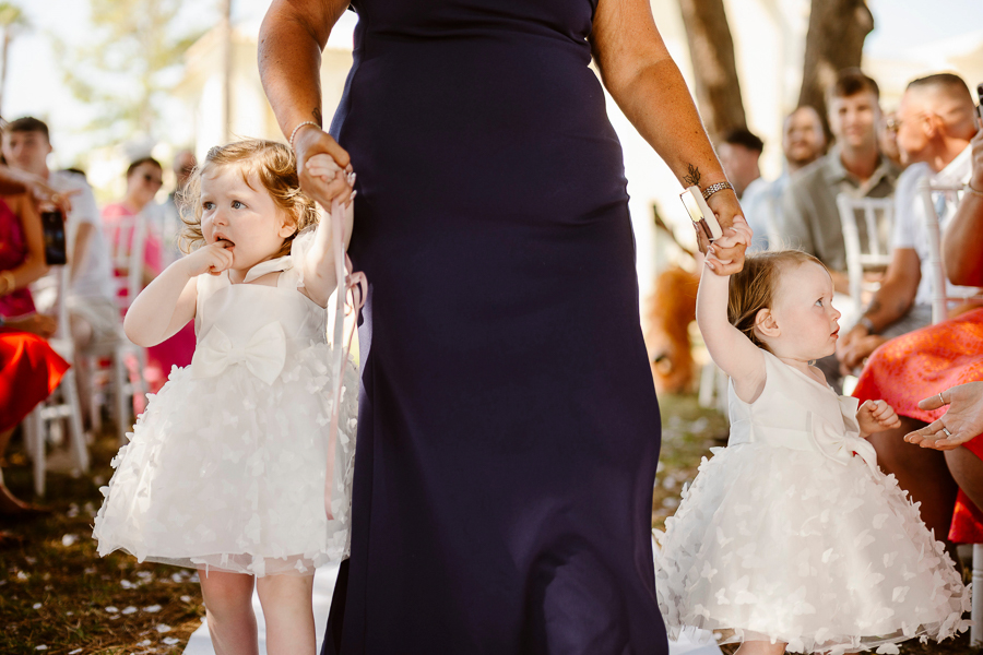 bridesmaid wedding ceremony